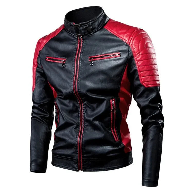 Personalized Outdoor Motorcycle Riding Suits for Young People, Spring and Autumn Stand - Collar Zipper Casual Jackets. M-5XL
