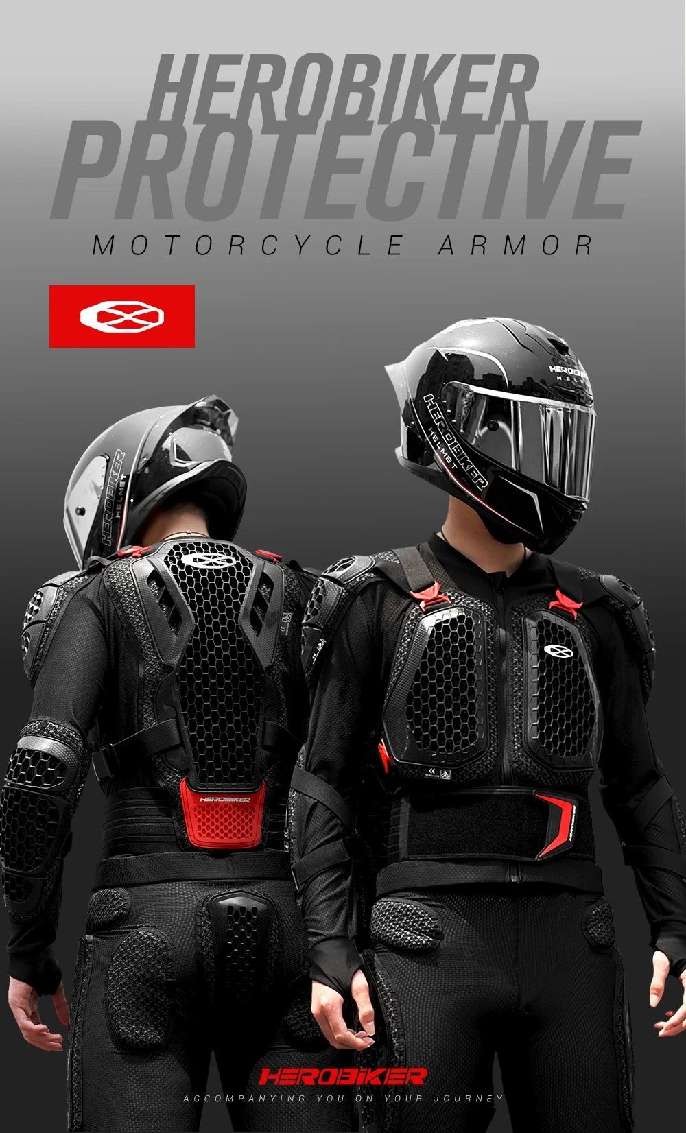 Motorcycle Body Armor Four Seasons Anti-fall Motorbike Riding Armor Full Body Equipment Motocross  Armor Protective Clothing