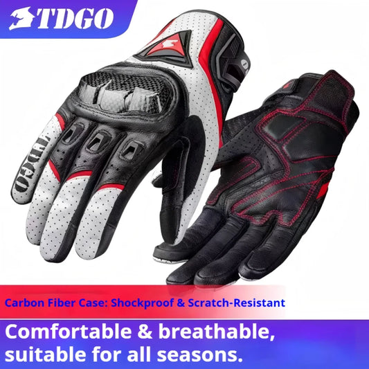 Four-season motorcycle gloves, windproof and warm, shockproof and breathable,suitable for off-road downhill mountain bike riding