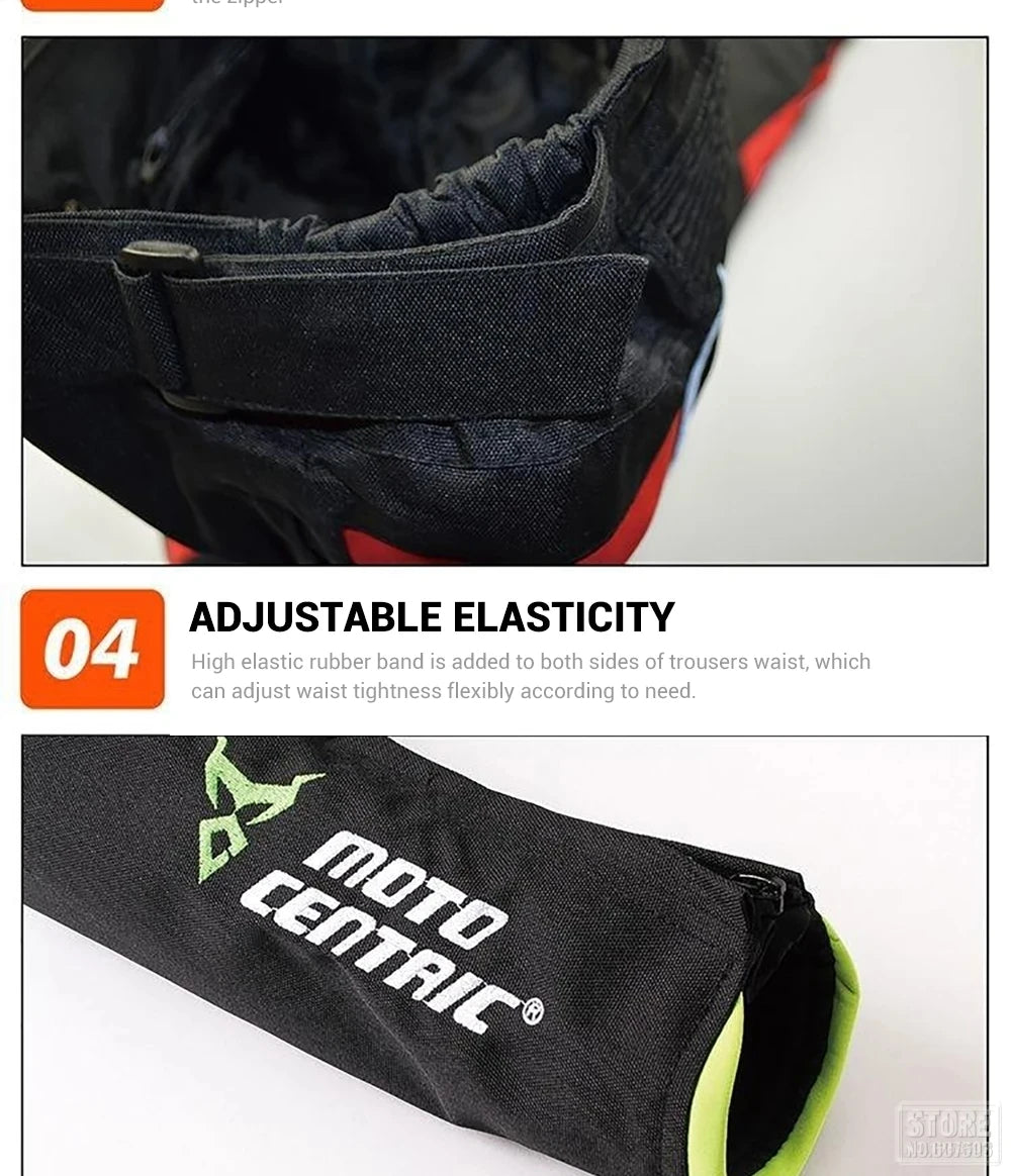 Waterproof Motorcycle Jacket + Pants Suit Summer Winter Body Armor Protective Gear Motocross Jacket Moto Protection Equipment