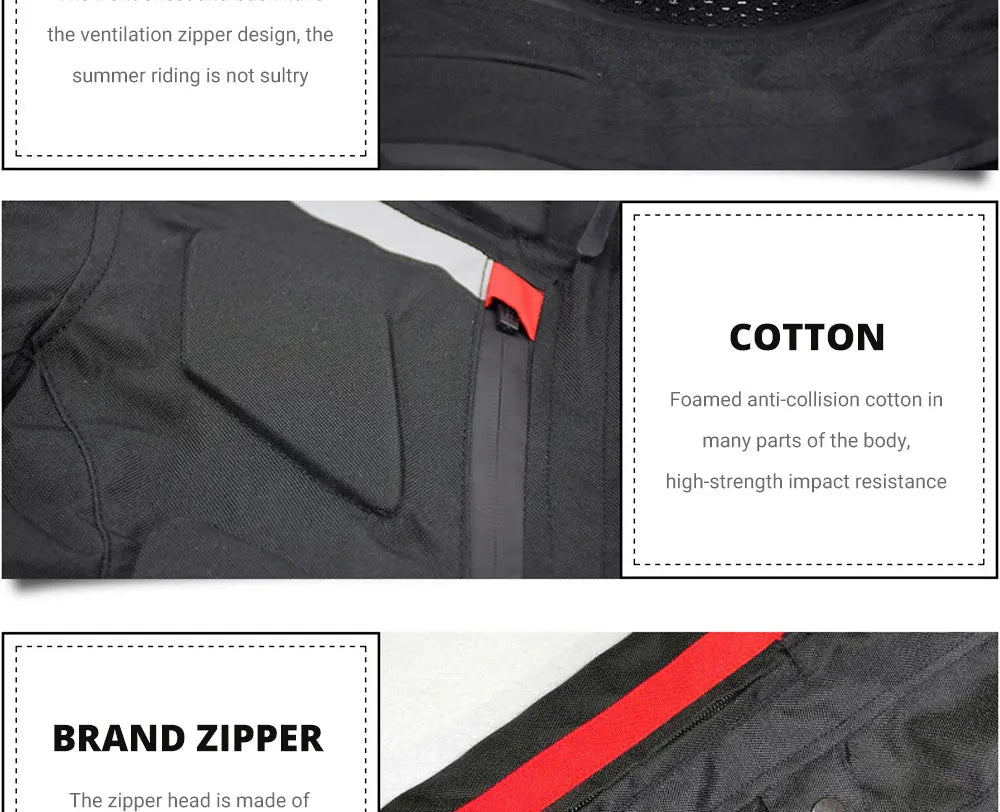 Waterproof Motorcycle Jacket Pant Suit Cold-proof Motorbike Jacket Men Motocross Riding Clothing CE Protective Gear Size M-5XL