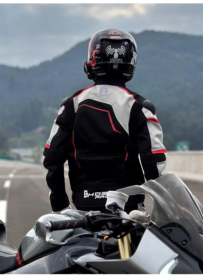 Motorcycle Racing Jacket Waterproof Dirt Bike Pants Set With Protection Racing Suit Motocross Jacket Motor Suit Protective Gear