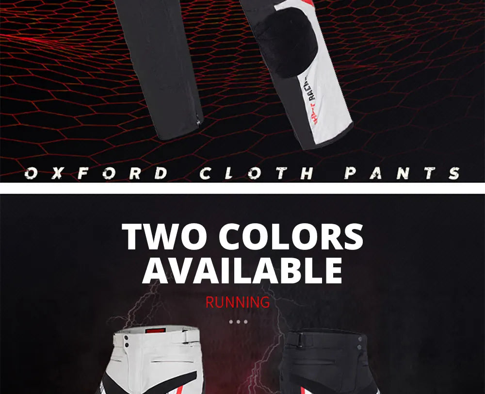 Motorcycle Racing Jacket Waterproof Dirt Bike Pants Set With Protection Racing Suit Motocross Jacket Motor Suit Protective Gear