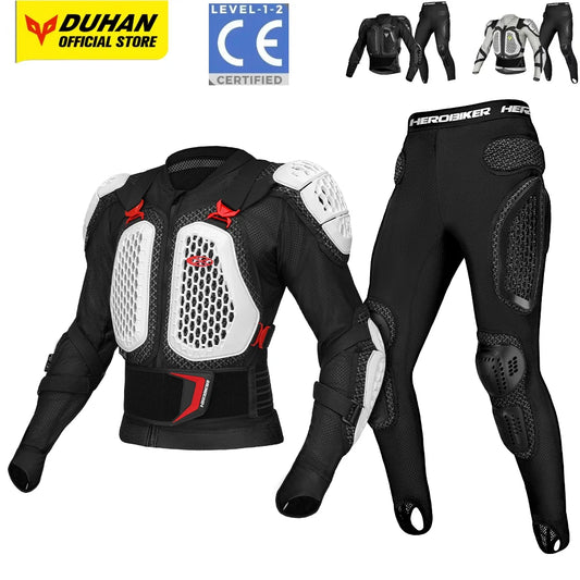 Motorcycle Body Armor Four Seasons Anti-fall Motorbike Riding Armor Full Body Equipment Motocross  Armor Protective Clothing