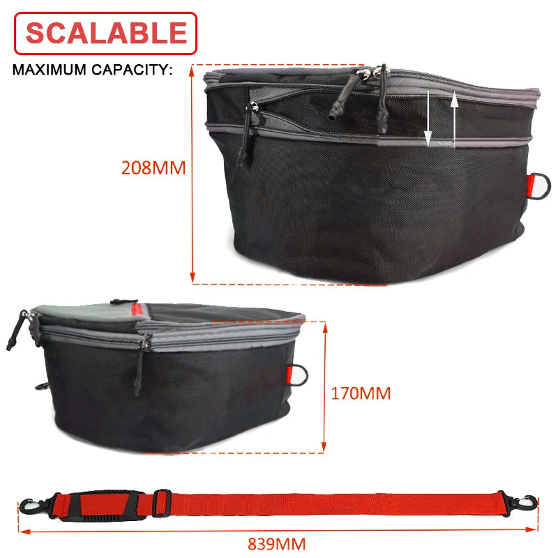 Motorcycle Suitcases Inner Bags Toolbox Tail Box Pannier Saddlebag For YAMAHA Tracer 9 Tracer9 GT Waterproof Motorcycle Bag