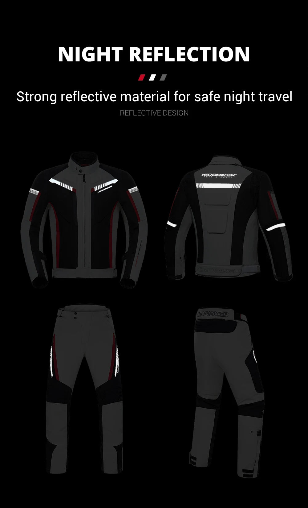 Waterproof Motorcycle Jackets Moto Jacket Pants Suit Motor Jacket For Men Women Interior Detachable Moto Clothes Keep Warm