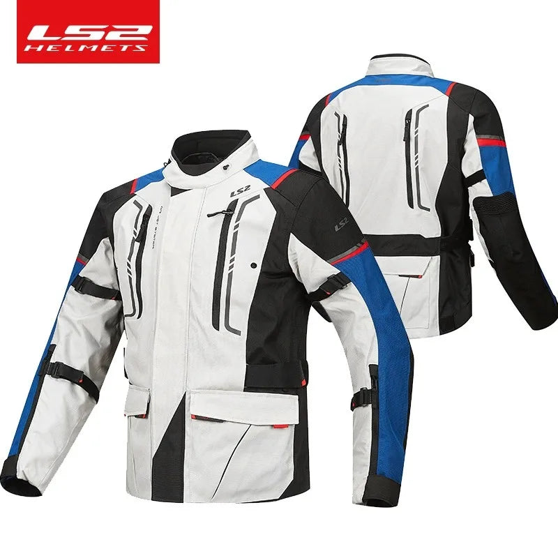 LS2 NARVIK motorcycle riding suit MJ147 men's motorcycle pull car fall waterproof motorcycle jacket