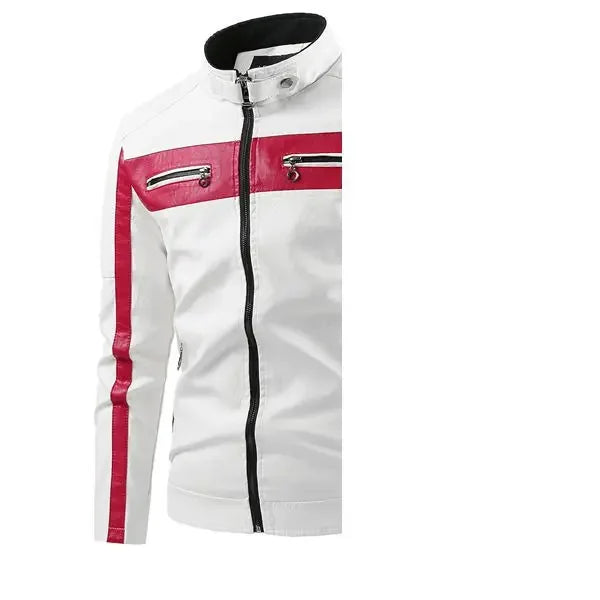 Personalized Outdoor Motorcycle Riding Suits for Young People, Spring and Autumn Stand - Collar Zipper Casual Jackets. M-5XL