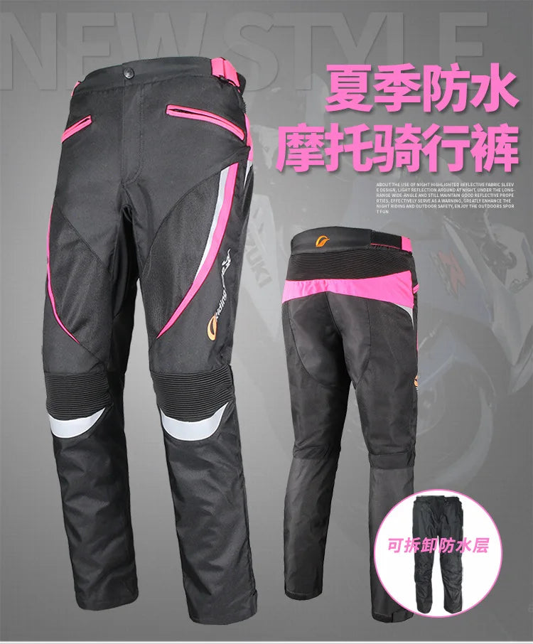 traje adventure motocicletaRidingTribe Motorcycle Riding Suit Women Slim  Racing Motocross Jackets Trousers Chaquetas De Moto