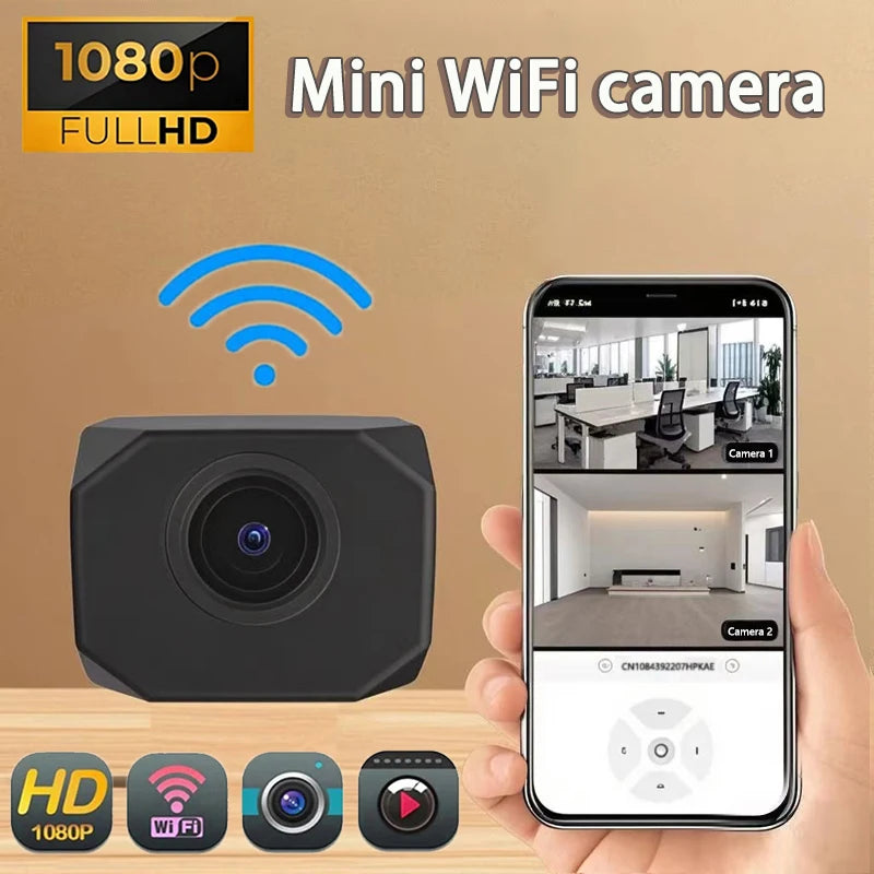 1080P HD Mini Camera WiFi IP AP Remote Monitoring Lightweight Portable Camcorder Smart Home Surveillance Security Cam 2025