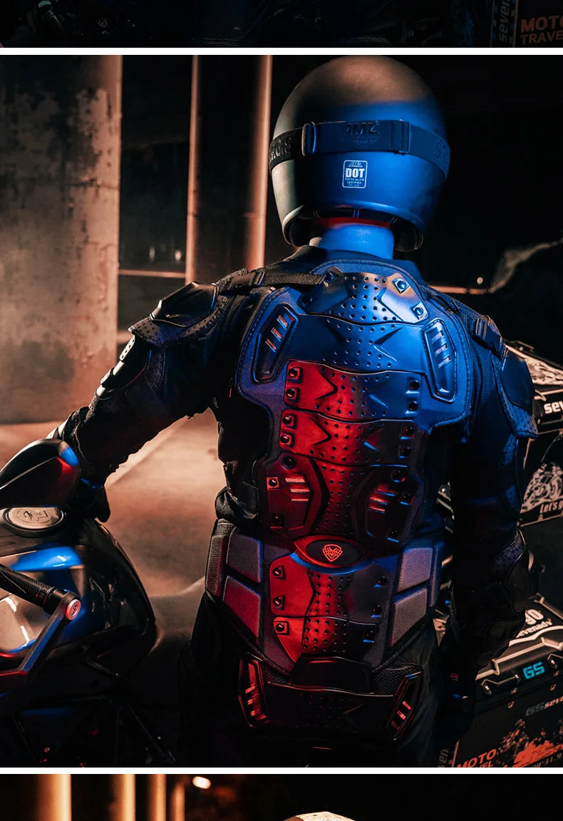 SULAITE Motorcycle Jacket Racing Armor Protector ATV Motocross Body Protection Jacket Clothing Protective Gear