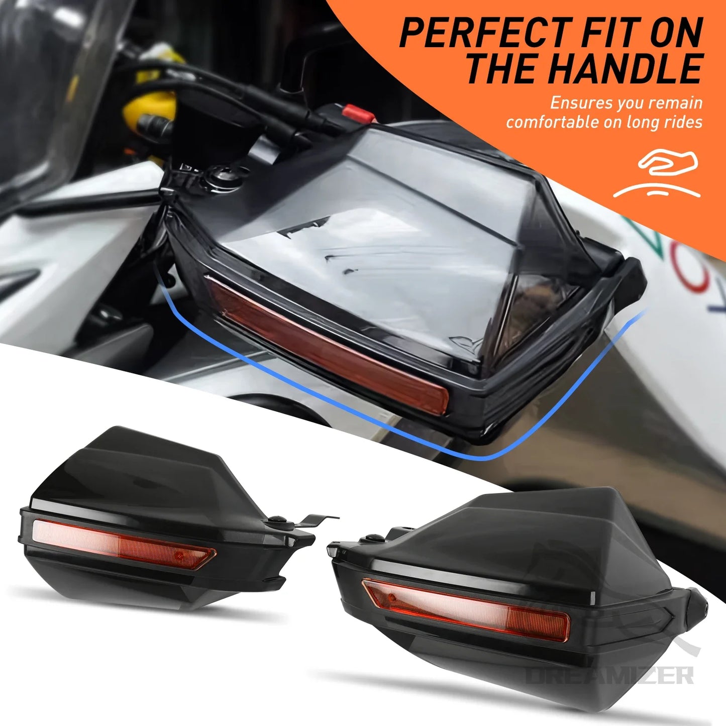 Motorcycle Hand Guard Handguard Shield Windproof Motorbike Motocross Universal Protector For Honda Yamaha Suzuki ATV