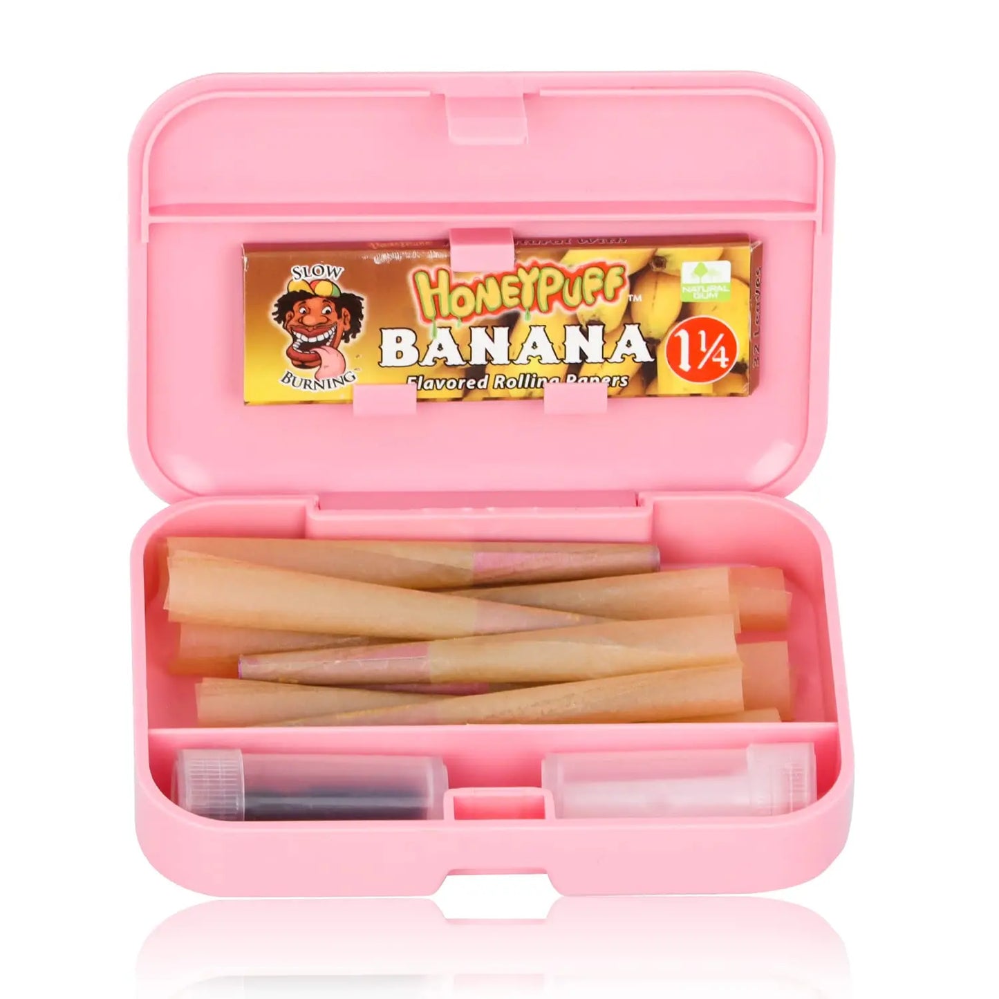 Portable Herb Tobacco Case 110mm Rolling Paper Storage Dry Herbal Horn Tube Cigarette Collection Box Smoking Pipe Accessories