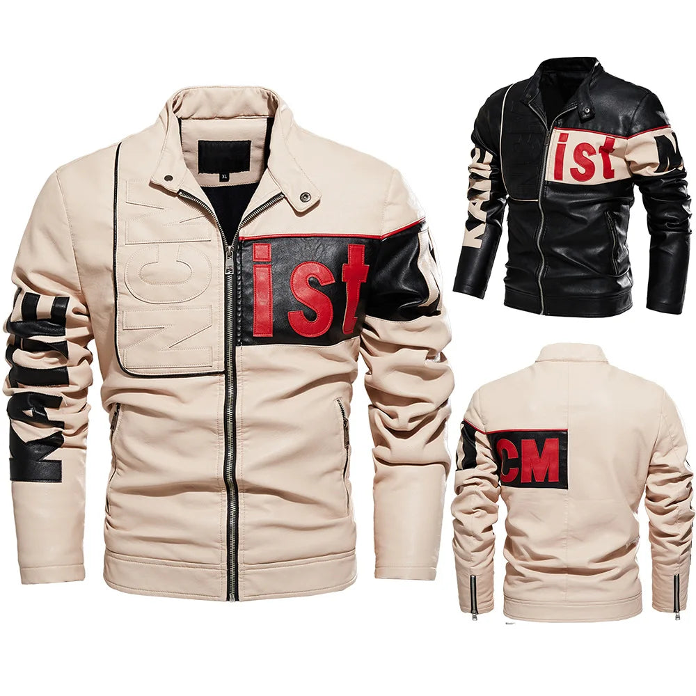 Motorcycle commuting racing suit motorcycle riding suit jacket spring and autumn standing collar European and American style
