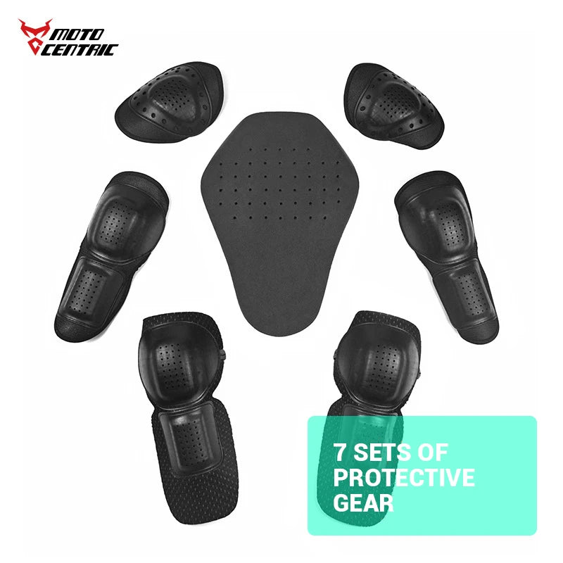 Waterproof Motorcycle Jacket + Pants Suit Summer Winter Body Armor Protective Gear Motocross Jacket Moto Protection Equipment