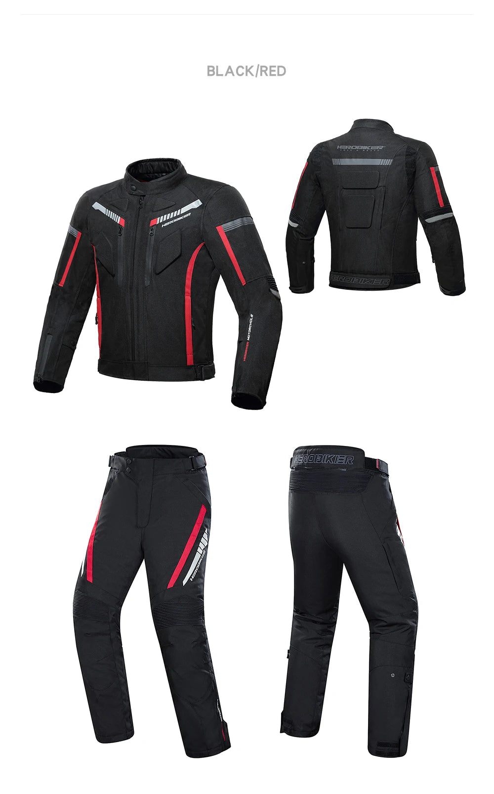 Waterproof Motorcycle Jackets Moto Jacket Pants Suit Motor Jacket For Men Women Interior Detachable Moto Clothes Keep Warm