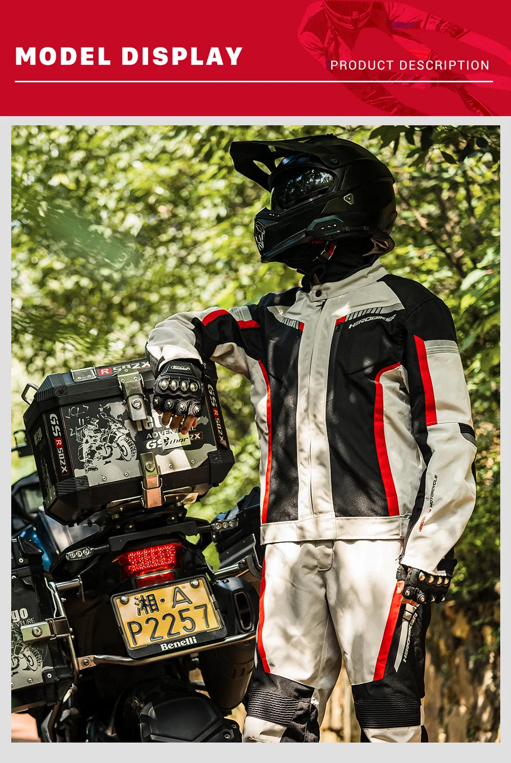 Waterproof Motorcycle Jackets Moto Jacket Pants Suit Motor Jacket For Men Women Interior Detachable Moto Clothes Keep Warm