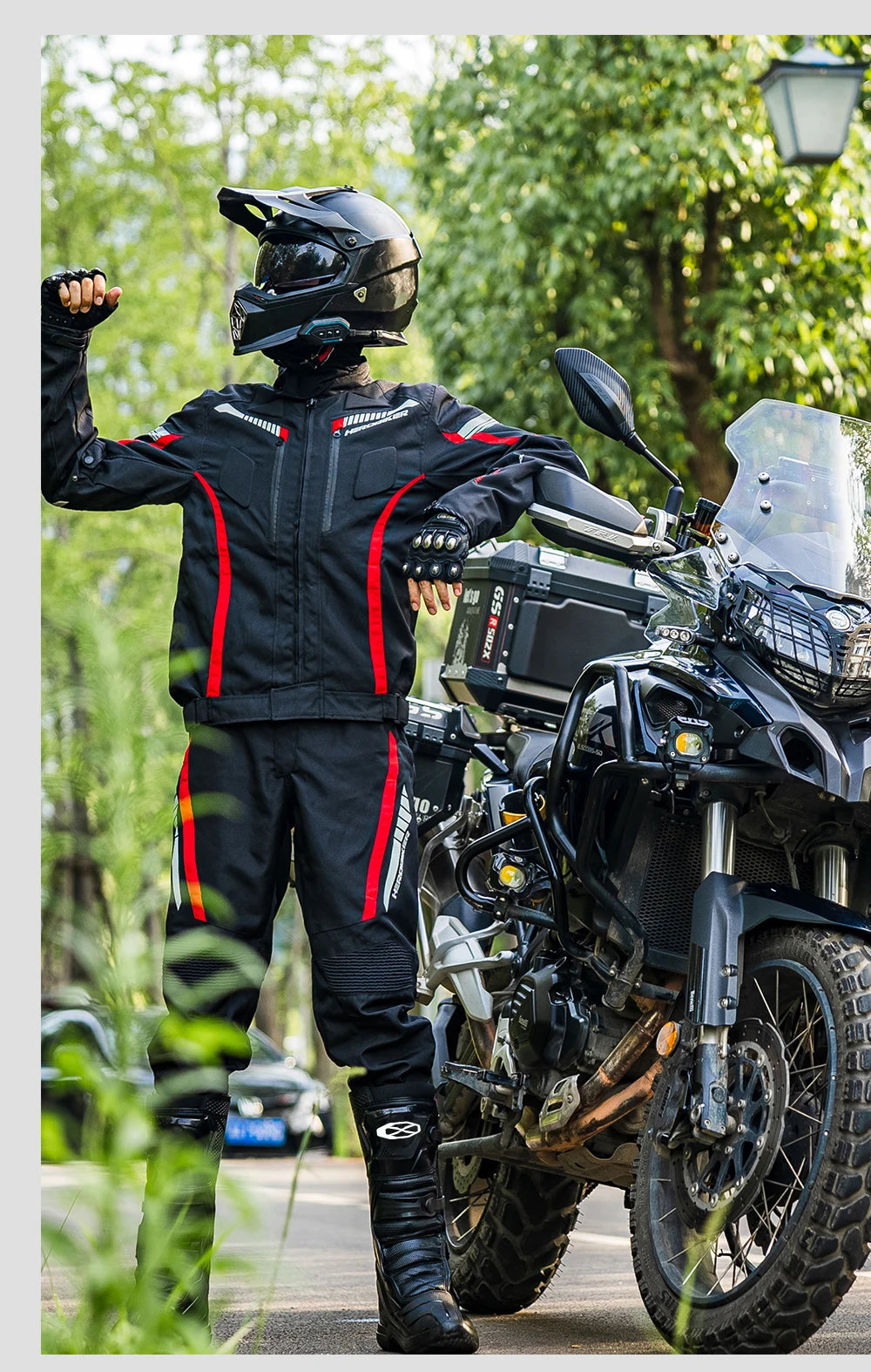 Waterproof Motorcycle Jackets Moto Jacket Pants Suit Motor Jacket For Men Women Interior Detachable Moto Clothes Keep Warm