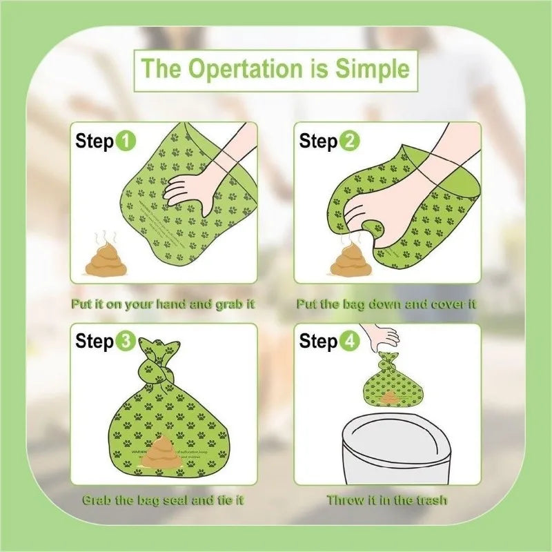 2-40 Rolls Dog Poop Bags for Outdoor Walks Cat Waste Bag Doggie Outdoor Home Clean Refill Garbage Bag Pet Supplies 15 Bags/ Roll