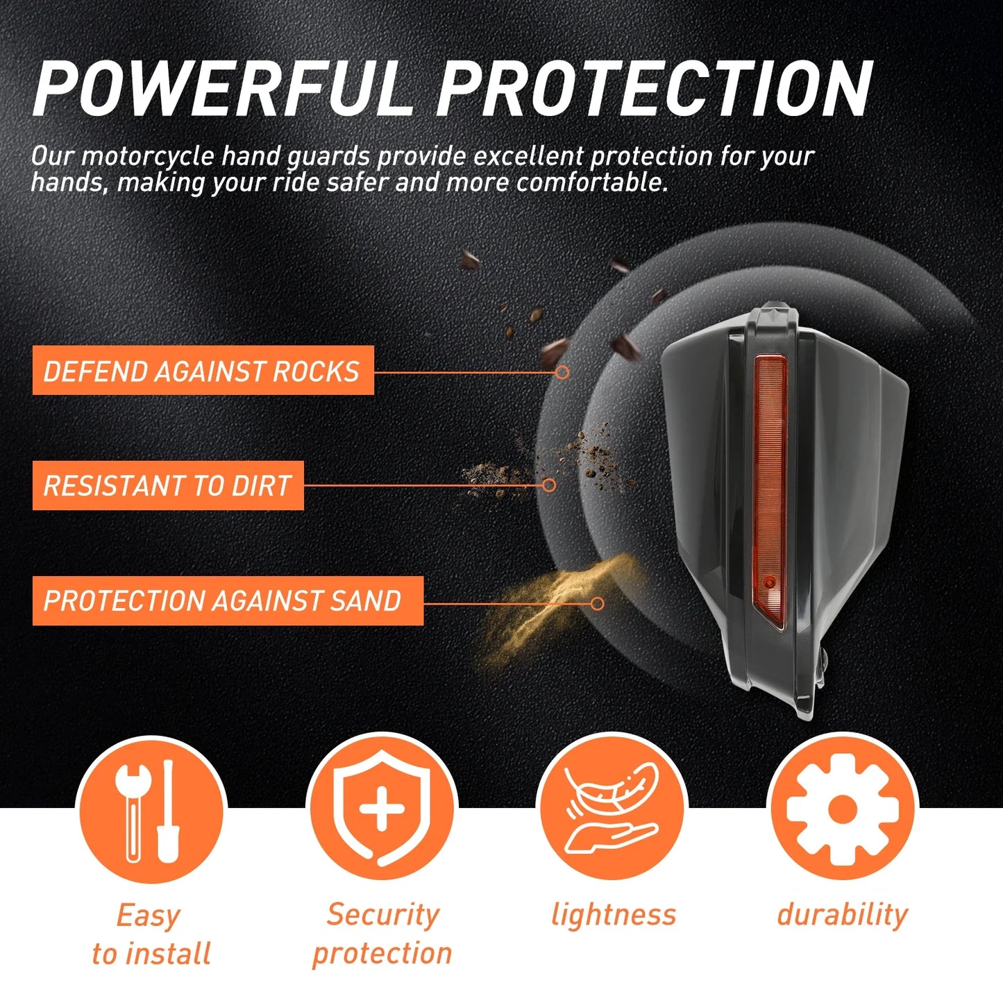 Motorcycle Hand Guard Handguard Shield Windproof Motorbike Motocross Universal Protector For Honda Yamaha Suzuki ATV