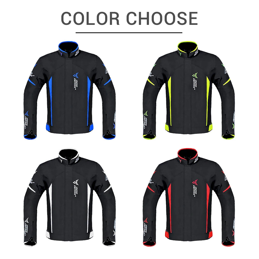 Waterproof Motorcycle Jacket + Pants Suit Summer Winter Body Armor Protective Gear Motocross Jacket Moto Protection Equipment