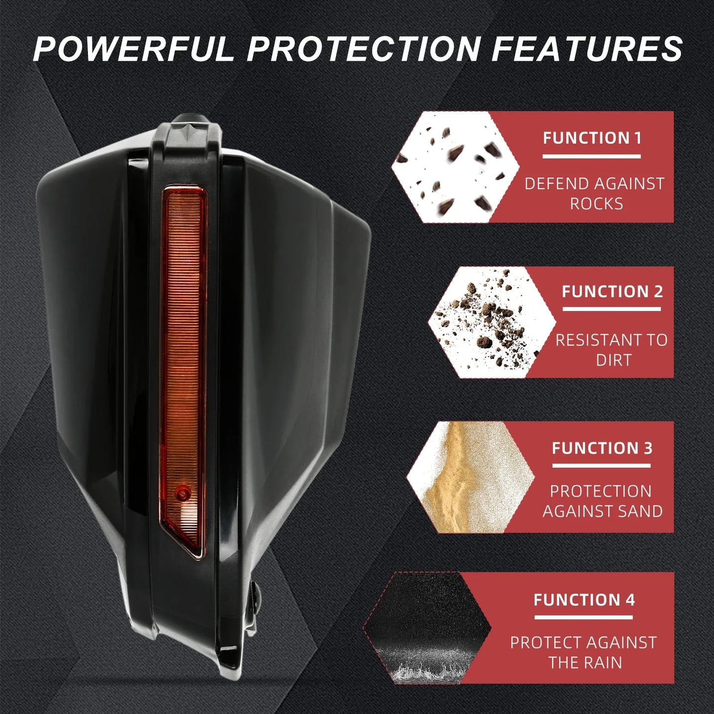 Motorcycle Hand Guard Handguard Shield Windproof Motorbike Motocross Universal Protector For Honda Yamaha Suzuki ATV