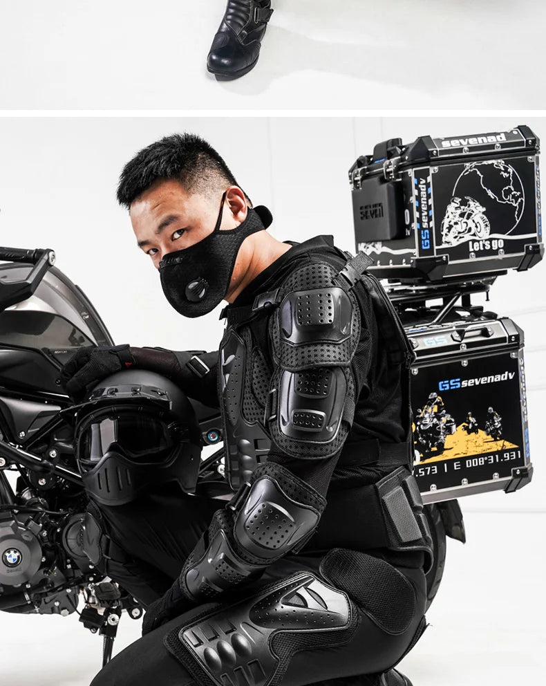 SULAITE Motorcycle Jacket Racing Armor Protector ATV Motocross Body Protection Jacket Clothing Protective Gear