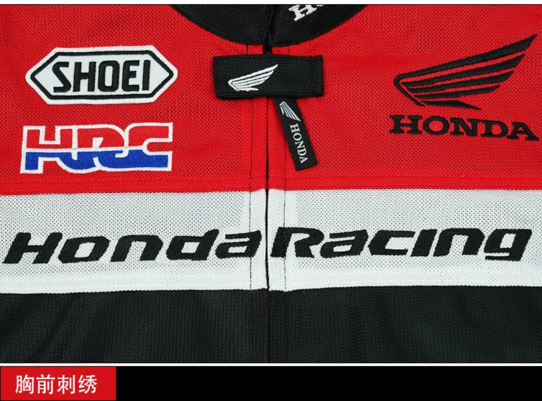 Honda jacket off-road motorcycle racing suit men's and women's summer anti fall breathable mesh jacket HRC cycling suit