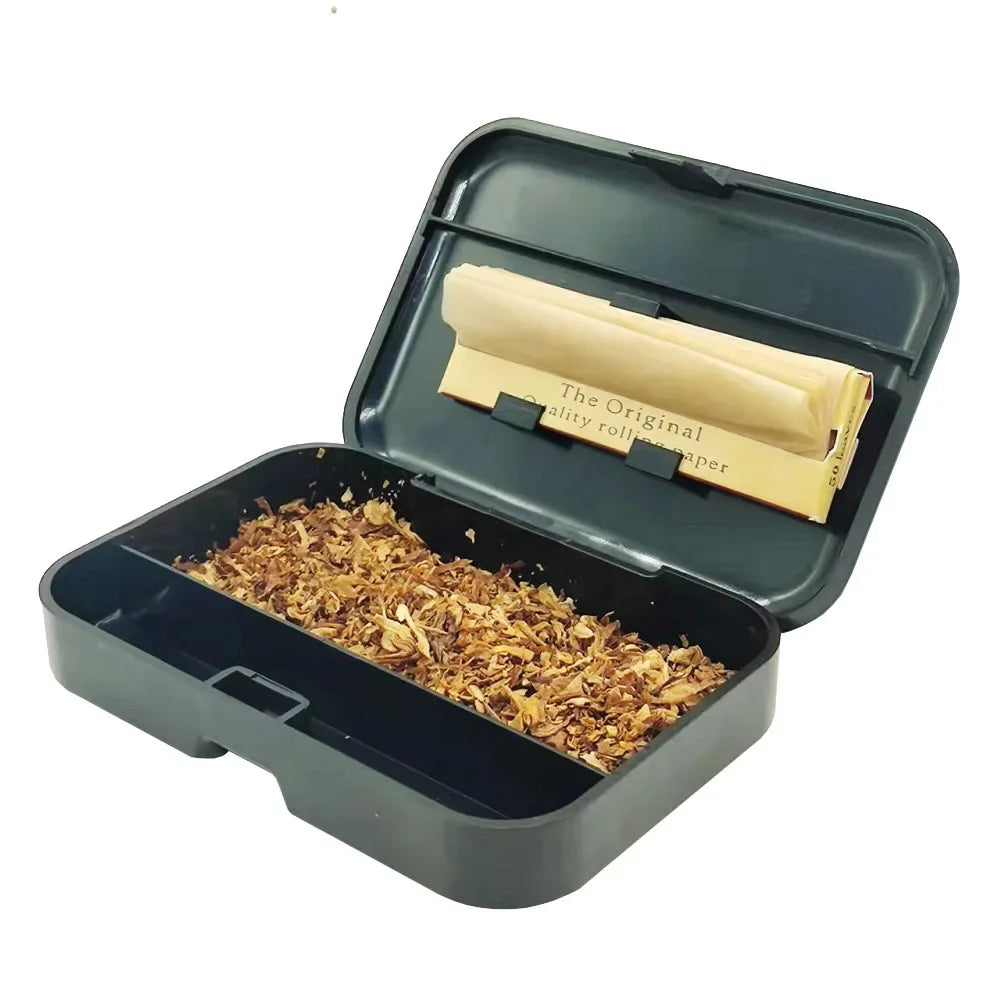 Portable Herb Tobacco Case 110mm Rolling Paper Storage Dry Herbal Horn Tube Cigarette Collection Box Smoking Pipe Accessories