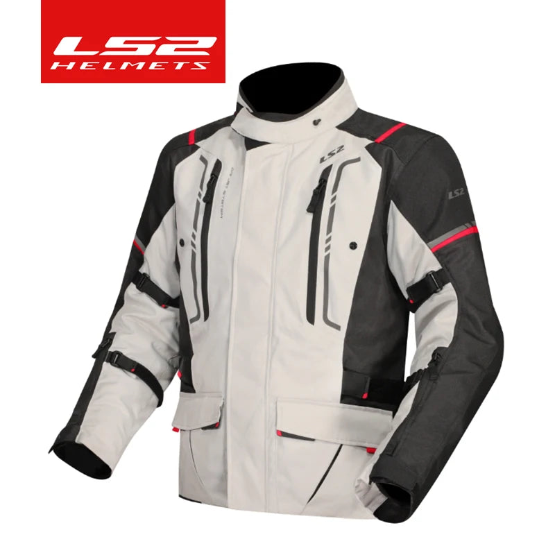 LS2 NARVIK motorcycle riding suit MJ147 men's motorcycle pull car fall waterproof motorcycle jacket