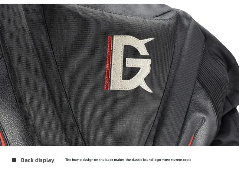 Motorcycle Racing Suit CE Anti Fall Rally Suit Wear-resistant Men's Motorcycle Riding Jacket and Pants Removable Lining