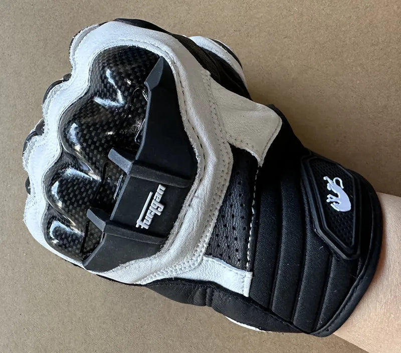 Motorcycle Gloves Afs6 Afs10 Afs18  Security Protection Windproof  Motocross Mittens Touch Screen Men's Leather Motorbike Glove