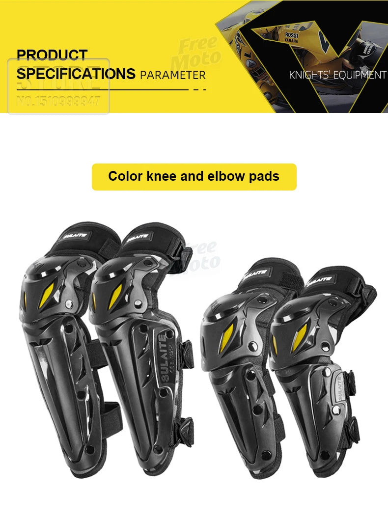 Motocross Knee Pads Moto Protection Riding Elbow Guard Motorcycle Motorbike Off-road Racing MTB Knee Pads