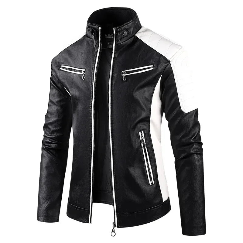 Personalized Outdoor Motorcycle Riding Suits for Young People, Spring and Autumn Stand - Collar Zipper Casual Jackets. M-5XL