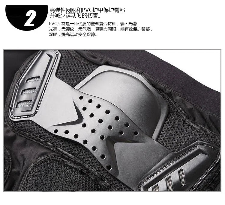 Motorcycle Suit Armor Anti-fall Rider Motorcycle Riding Off-road Protective Racing Armor Pants Set