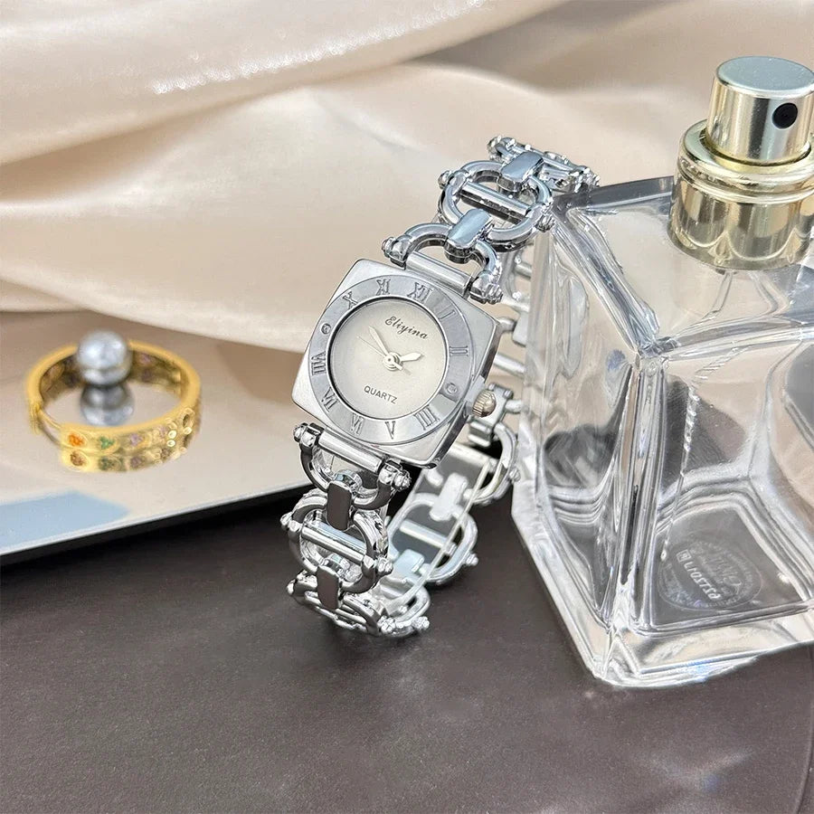 Elegant Square Women Quartz Watch Fashion Bracelet Band Ladies Wristwatches Reloj Mujer Girls Clock Gift