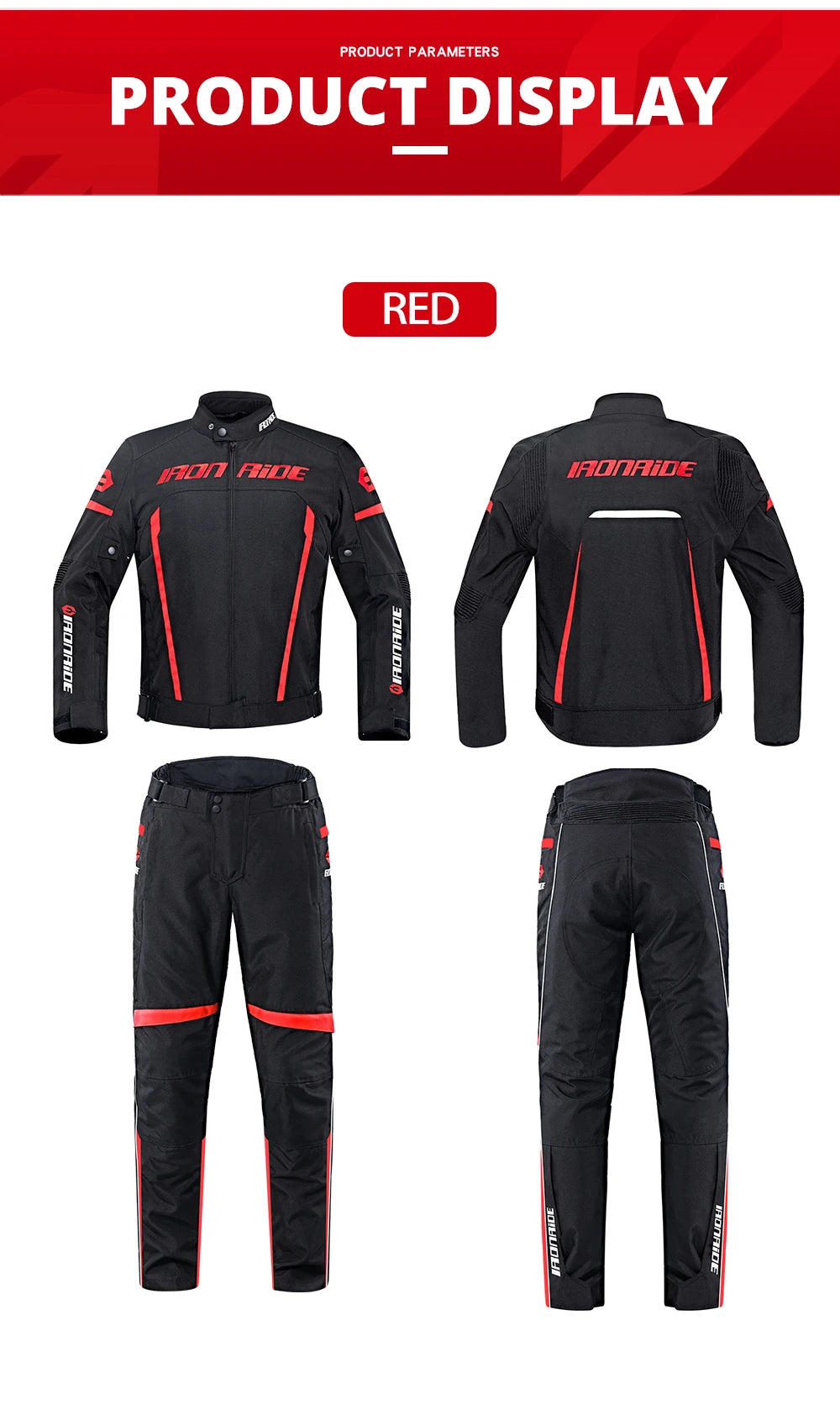 Waterproof Motorcycle Jackets Moto Jacket Pants Suit Motor Jacket For Men Women Interior Detachable Moto Clothes Keep Warm