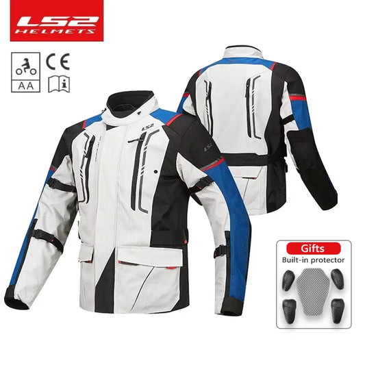 LS2 NARVIK motorcycle riding suit MJ147 men's motorcycle pull car fall waterproof motorcycle jacket