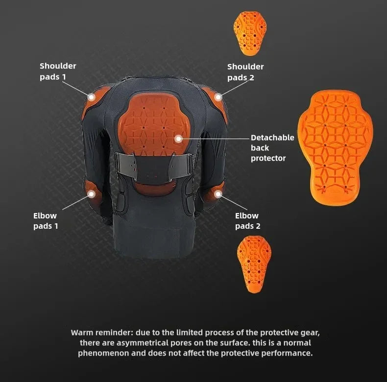 Motorcycle HelmetSP2 Protective Gear Motorcycle Riding Suit Equipment,  Locomotive Breathable Off-road Anti-drop Suit Universal