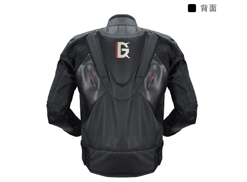 Motorcycle Racing Suit CE Anti Fall Rally Suit Wear-resistant Men's Motorcycle Riding Jacket and Pants Removable Lining