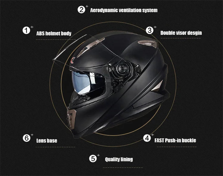 Full Face Motorcycle Helmets Latest Downhill Racing Motorbike Riding Casco Capacete De Moto DOT Approved For Men Women Kask GXT