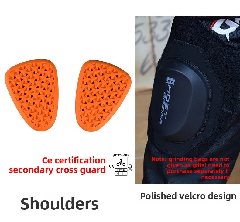 Motorcycle Racing Suit CE Anti Fall Rally Suit Wear-resistant Men's Motorcycle Riding Jacket and Pants Removable Lining