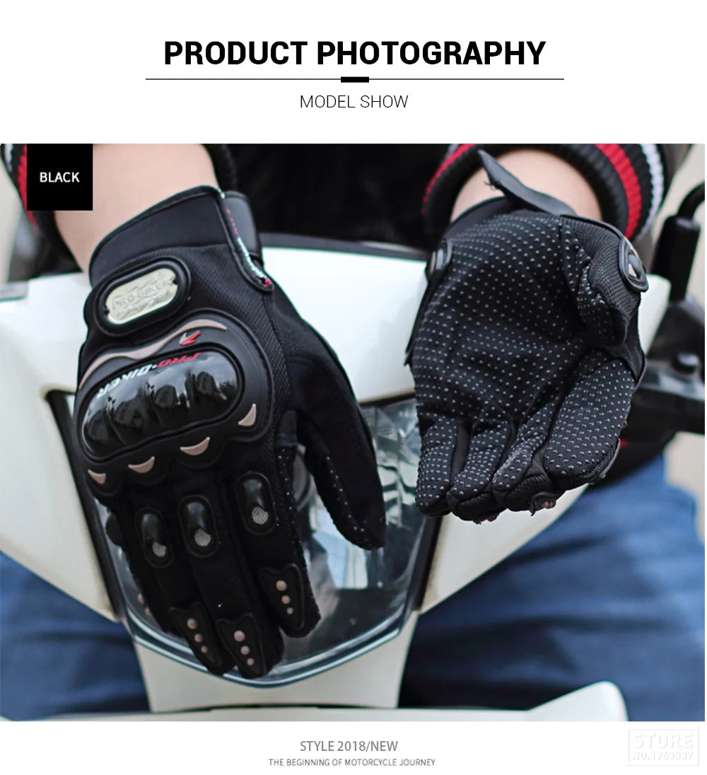 Motorcycle Gloves Windproof Waterproof Guantes Moto Men Motorbike Riding Gloves Touch Screen Moto Motocross Gloves Winter