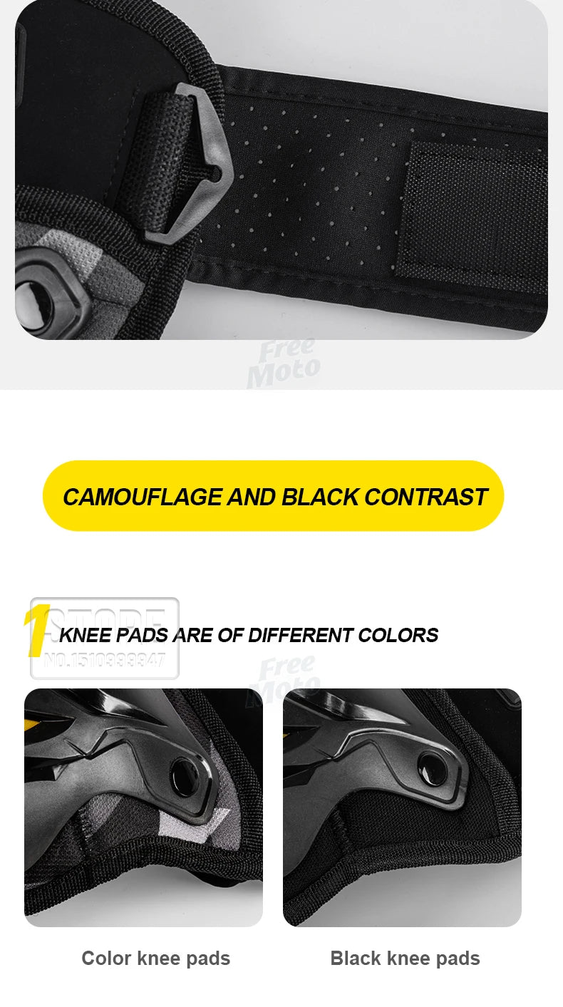 Motocross Knee Pads Moto Protection Riding Elbow Guard Motorcycle Motorbike Off-road Racing MTB Knee Pads