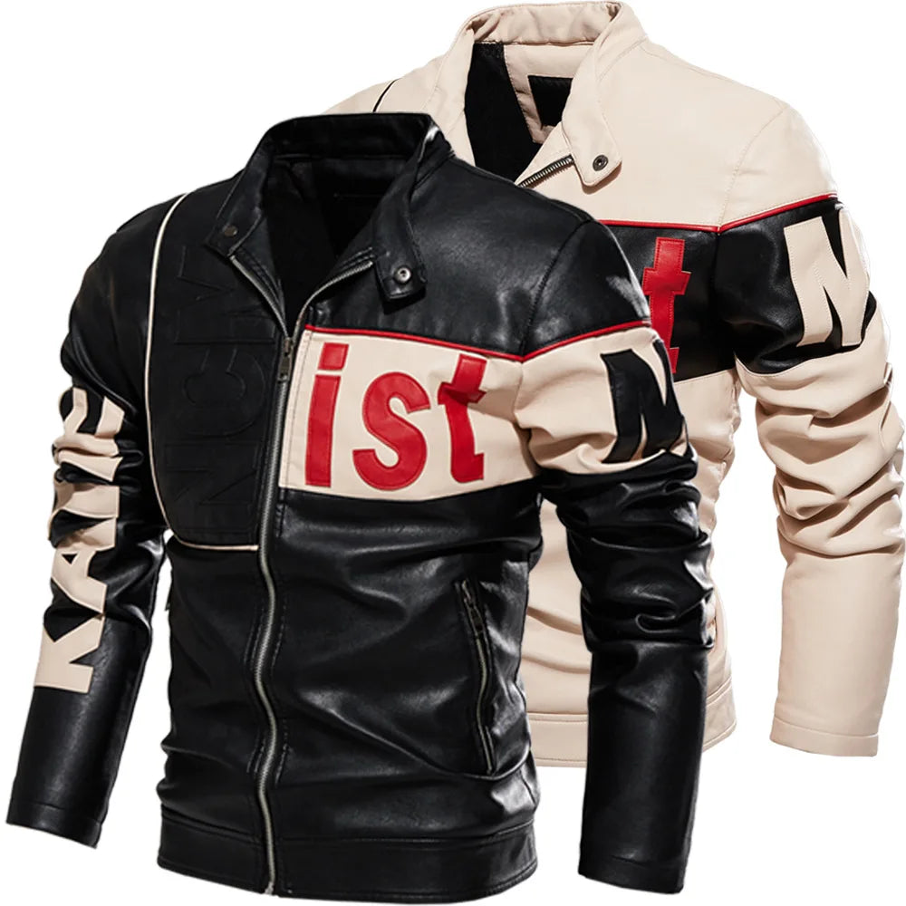 Motorcycle commuting racing suit motorcycle riding suit jacket spring and autumn standing collar European and American style