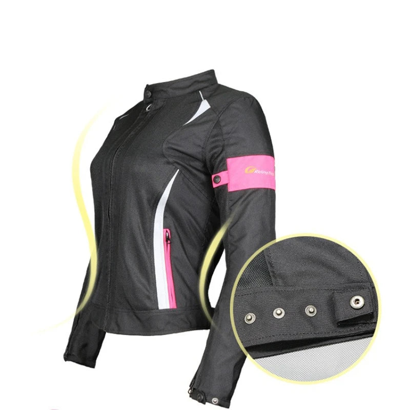 traje adventure motocicletaRidingTribe Motorcycle Riding Suit Women Slim  Racing Motocross Jackets Trousers Chaquetas De Moto