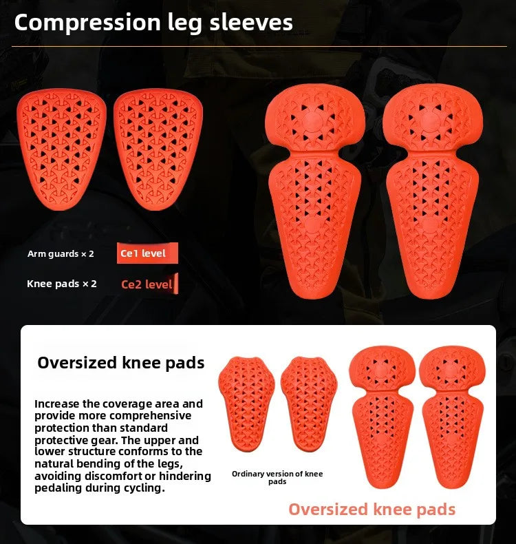 Motorcycle Riding Suit Men Rally Set Autumn Winter Windproof Waterproof Warm and Anti-fall Jacket and Pants M-5XL