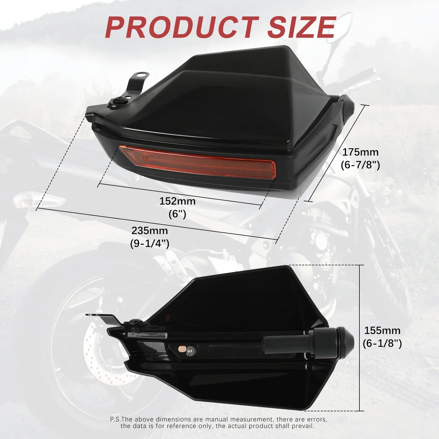 Motorcycle Hand Guard Handguard Shield Windproof Motorbike Motocross Universal Protector For Honda Yamaha Suzuki ATV