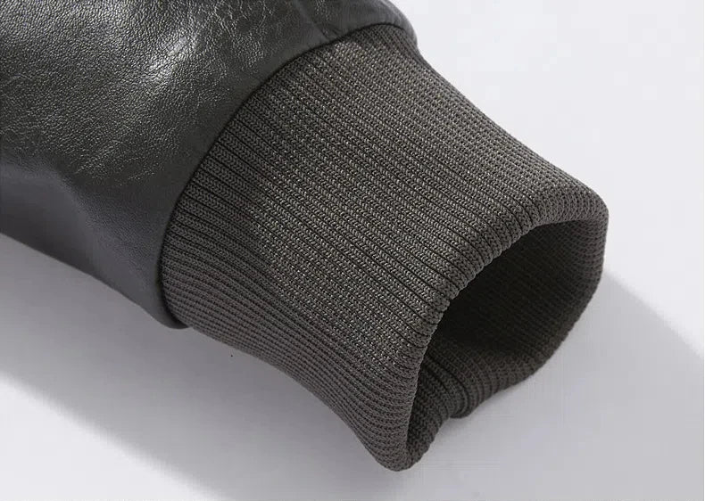 Men's Plus Size New PU Motorcycle Suit with Fleece Leather Jackets for Men Clothing