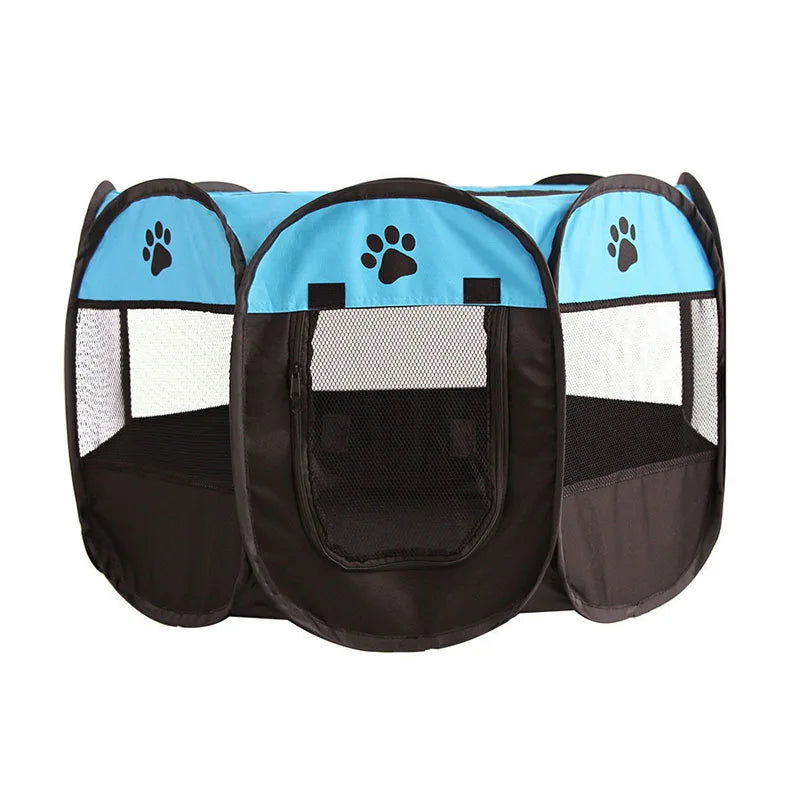 Pet nest pet dog cat delivery room foldable cat nest pet fence tent octagonal cage pet supplies
